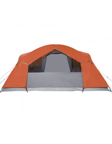 Tenda da Campeggio Crossvent 8 Persone Grigio e Arancione
