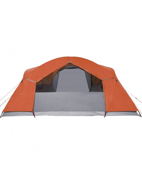 Tenda da Campeggio Crossvent 8 Persone Grigio e Arancione
