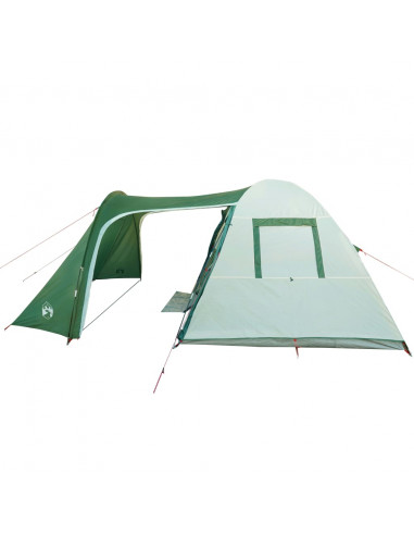Tenda da Campeggio a Cupola per 6 Persone Verde Impermeabile