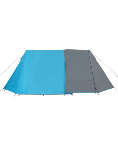 Tenda da Campeggio per 3 Persone Blu Impermeabile