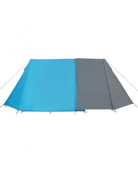 Tenda da Campeggio per 3 Persone Blu Impermeabile