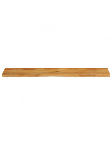 Piano Tavolo Bordi Vivi 180x30x2,5 cm Legno Massello di Mango