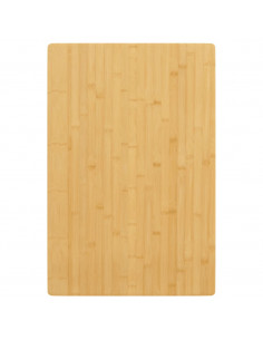 Piano del Tavolo 40x60x1,5 cm in Bambù 2