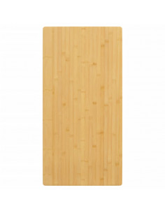 Piano del Tavolo 40x80x1,5 cm in Bambù 2