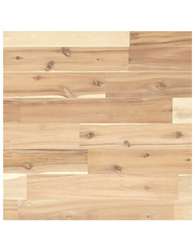 Piano Tavolo Quadrato 40x40x4 cm in Legno Massello di Acacia