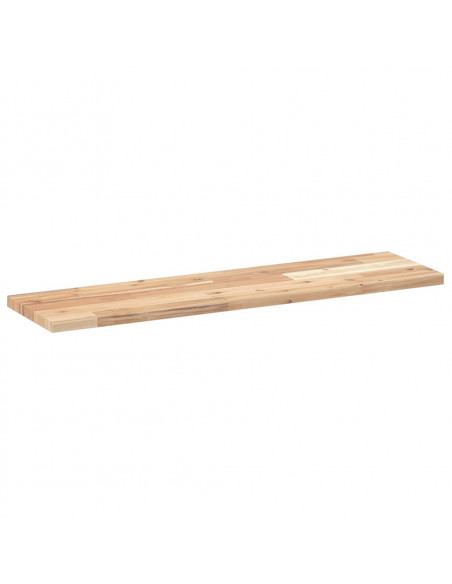 Piano per Tavolo 100x20x2 cm Rettangolare Legno Massello Acacia