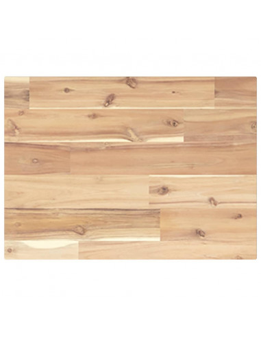 Piano per Tavolo 60x30x2 cm Rettangolare Legno Massello Acacia