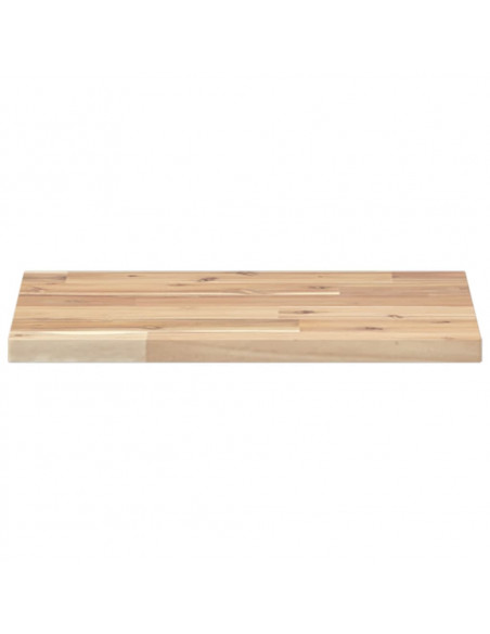 Piano per Tavolo 60x30x2 cm Rettangolare Legno Massello Acacia