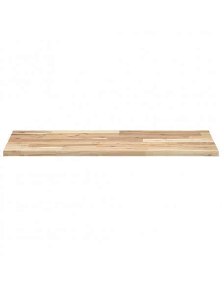 Piano per Tavolo 60x40x2cm Rettangolare Legno Massello Acacia