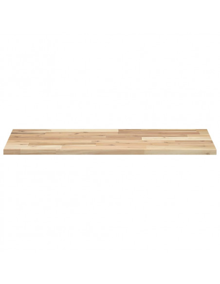 Piano per Tavolo 100x40x2cm Rettangolare Legno Massello Acacia