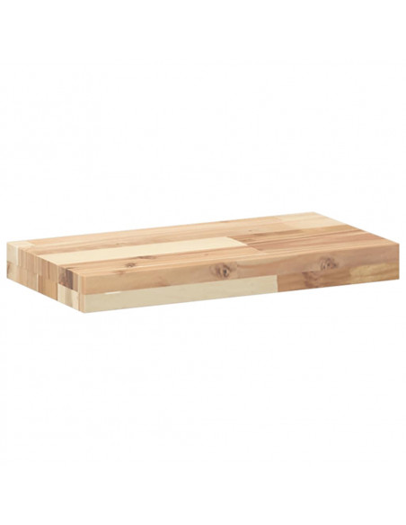 Piano per Tavolo 60x20x4cm Rettangolare Legno Massello Acacia