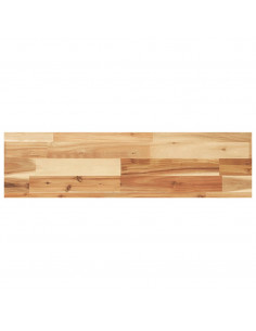 Piano per Tavolo 100x20x4cm Rettangolare Legno Massello Acacia 2
