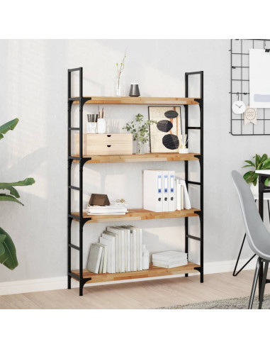 Piano per Tavolo 100x20x4cm Rettangolare Legno Massello Acacia