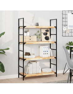 Piano per Tavolo 80x30x4cm Rettangolare Legno Massello Acacia 2