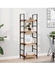 Piano per Tavolo 50x30x4cm Rettangolare Legno Massello Acacia 2