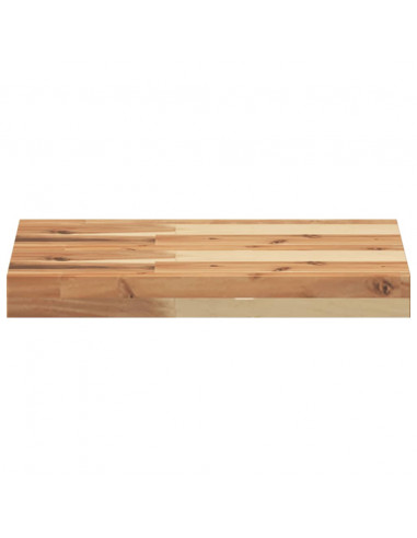 Piano per Tavolo 50x30x4cm Rettangolare Legno Massello Acacia