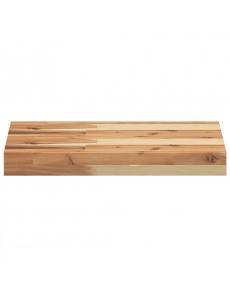 Piano per Tavolo 50x30x4cm Rettangolare Legno Massello Acacia