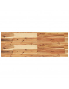Piano per Tavolo 100x30x4 cm Rettangolare Legno Massello Acacia 2