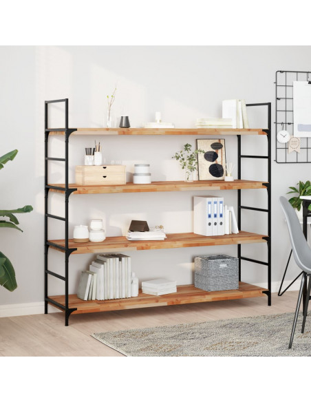 Piano per Tavolo 120x40x4 cm Rettangolare Legno Massello Acacia