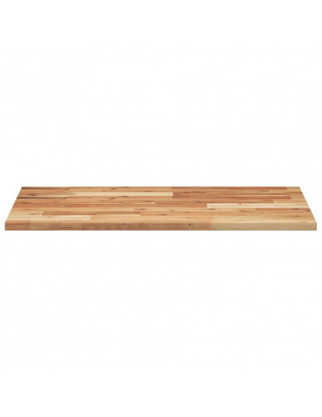 Piano Tavolo Rettangolare 60x50x2cm in Legno Massello di Acacia