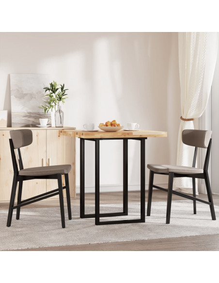 Piano Tavolo Quadrato 70x70x4 cm in Legno Massello di Acacia