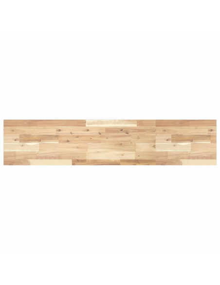Piano per Tavolo 160x30x2cm Rettangolare Legno Massello Acacia