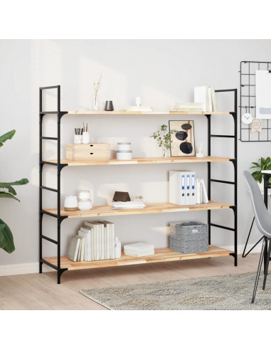 Piano per Tavolo 140x40x2cm Rettangolare Legno Massello Acacia