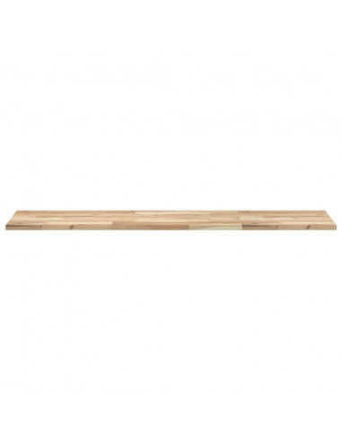 Piano per Tavolo 140x40x2cm Rettangolare Legno Massello Acacia