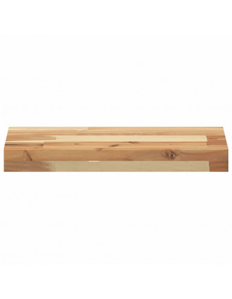 Piano per Tavolo 40x20x4cm Rettangolare Legno Massello Acacia