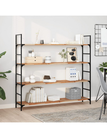 Piano Tavolo Rettangolare 160x30x2 cm Legno Massello di Acacia