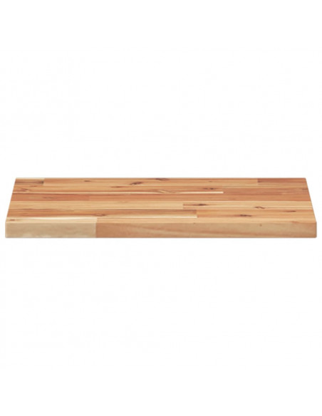Piano Tavolo Rettangolare 40x30x2cm in Legno Massello di Acacia