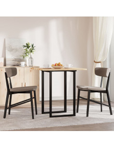 Piano Tavolo Quadrato 70x70x2 cm in Legno Massello di Acacia 2