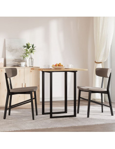 Piano Tavolo Quadrato 70x70x2 cm in Legno Massello di Acacia 2