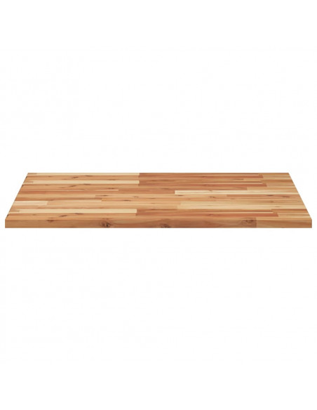 Piano Tavolo Quadrato 70x70x2 cm in Legno Massello di Acacia
