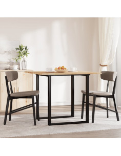 Piano Tavolo Quadrato 90x90x2 cm in Legno Massello di Acacia 2