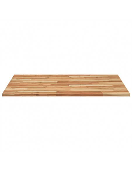 Piano Tavolo Quadrato 90x90x2 cm in Legno Massello di Acacia