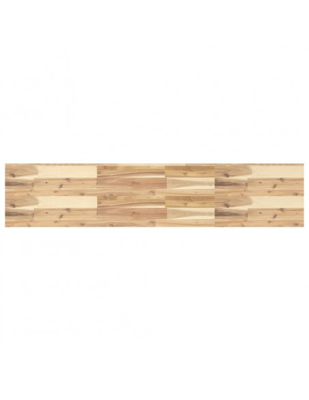 Piano per Tavolo 120x30x4 cm Rettangolare Legno Massello Acacia