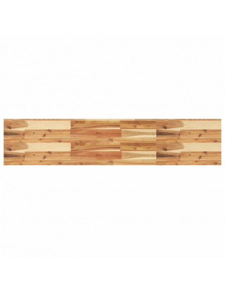 Piano per Tavolo 140x30x4 cm Rettangolare Legno Massello Acacia