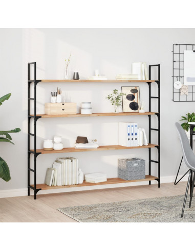 Piano Tavolo Rettangolare 160x20x2 cm Legno Massello di Acacia