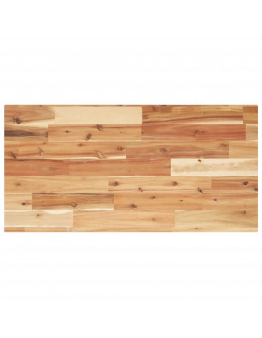 Piano Tavolo Rettangolare 60x40x2cm in Legno Massello di Acacia
