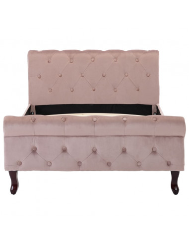 Giroletto Rosa in Velluto 100x200 cm