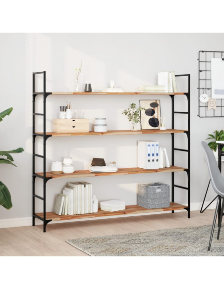 Piano Tavolo Rettangolare 140x30x2 cm Legno Massello di Acacia