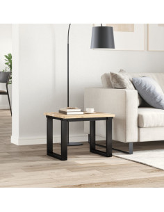 Piano Tavolo Quadrato 50x50x2 cm in Legno Massello di Acacia 2