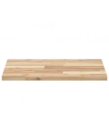 Piano Tavolo Quadrato 50x50x2 cm in Legno Massello di Acacia