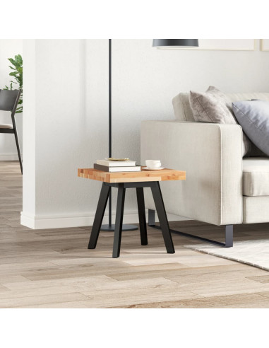 Piano Tavolo Quadrato 40x40x4 cm in Legno Massello di Acacia