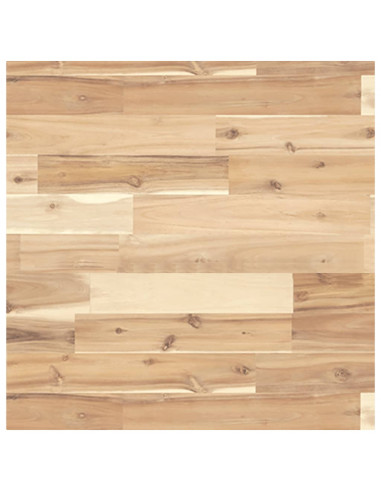 Piano Tavolo Quadrato 50x50x4 cm in Legno Massello di Acacia