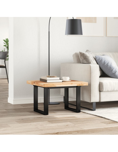 Piano Tavolo Quadrato 60x60x4 cm in Legno Massello di Acacia