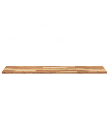 Piano Tavolo Rettangolare 140x50x2cm Legno Massello di Acacia