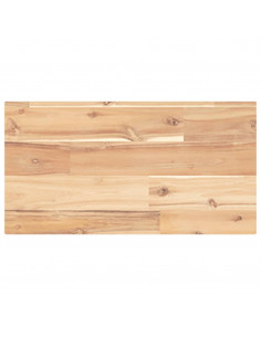 Piano Tavolo 40x20x2 cm Rettangolare Legno Massello di Acacia 2