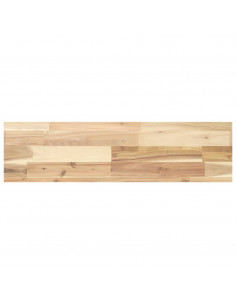 Piano per Tavolo 80x20x4cm Rettangolare Legno Massello Acacia 2